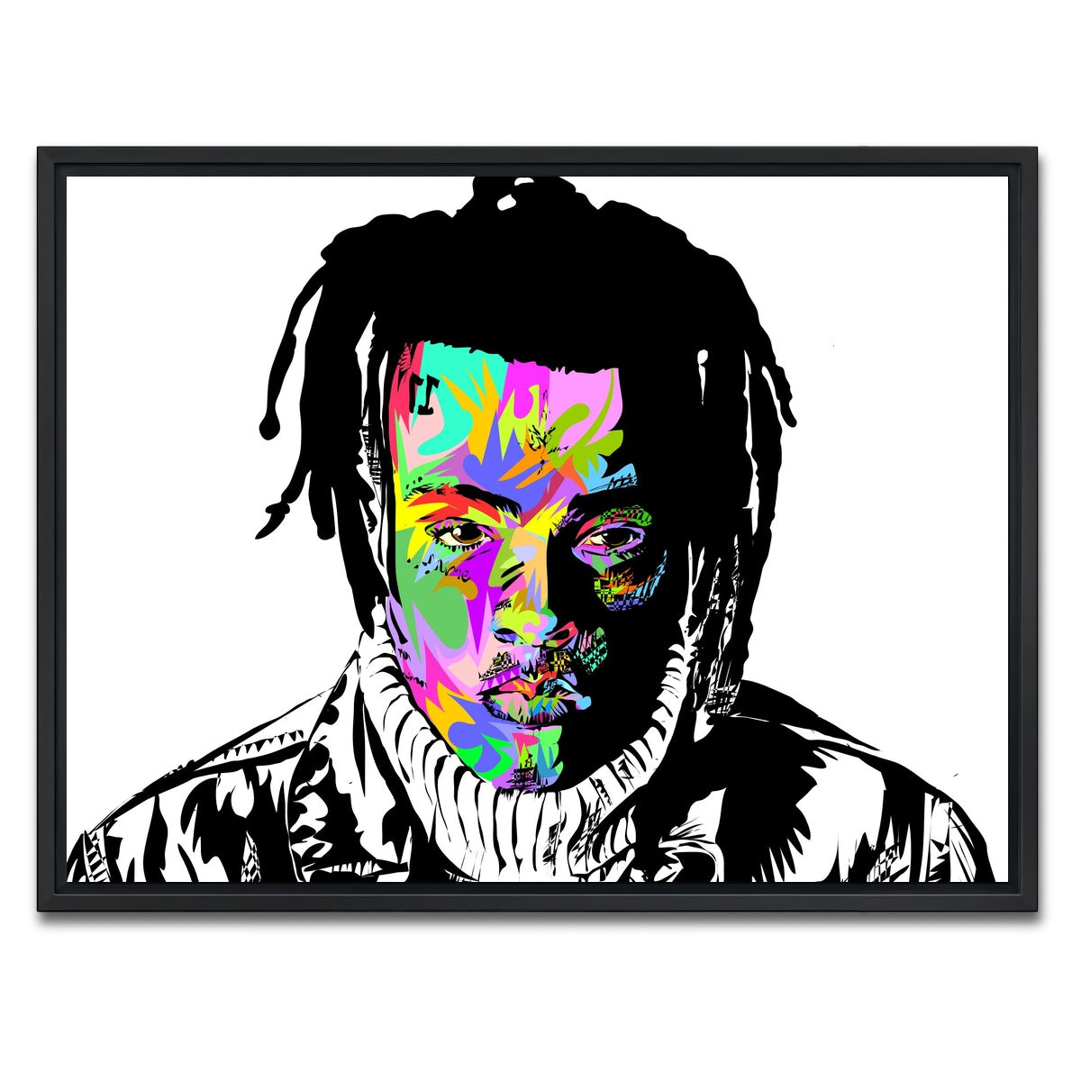 AUTO-MOCKUP WHITE | XXX TEN | 1 Piece | Black Framed Canvas | group=4x3