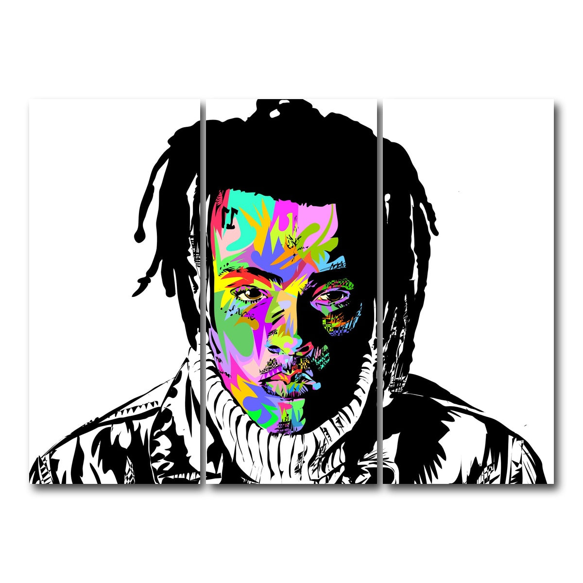 AUTO-MOCKUP WHITE | XXX TEN | 3 Piece | Gallery Wrap Canvas | group=8x18