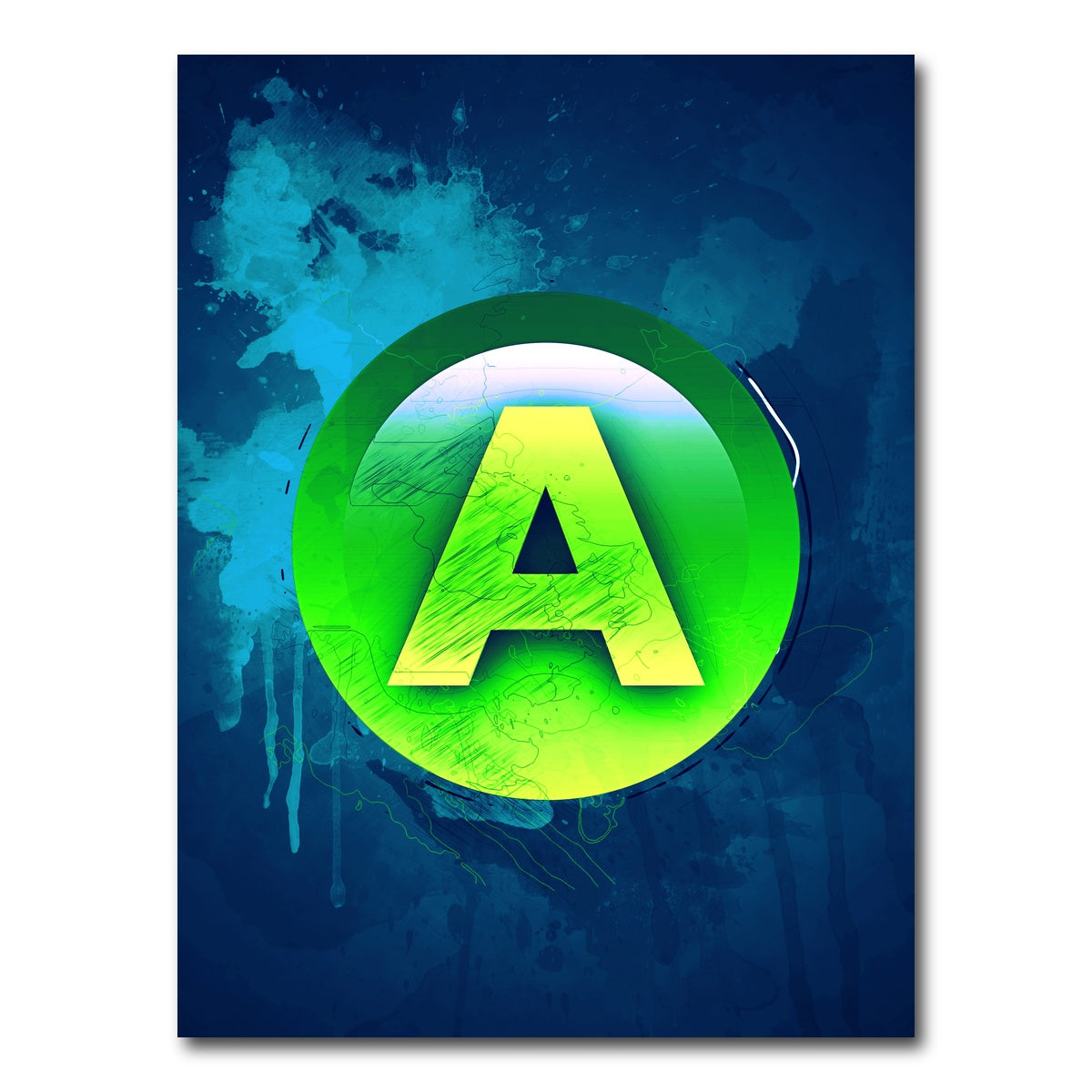 AUTO-MOCKUP WHITE | Xbox A | 1 Piece | Gallery Wrap Canvas | group=3x4