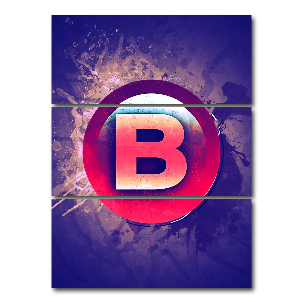 AUTO-MOCKUP WHITE | Xbox B | 3 Piece | Gallery Wrap Canvas | group=8x18_stacked