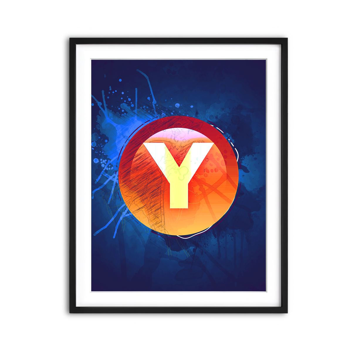 Framed Print 3x4 Black