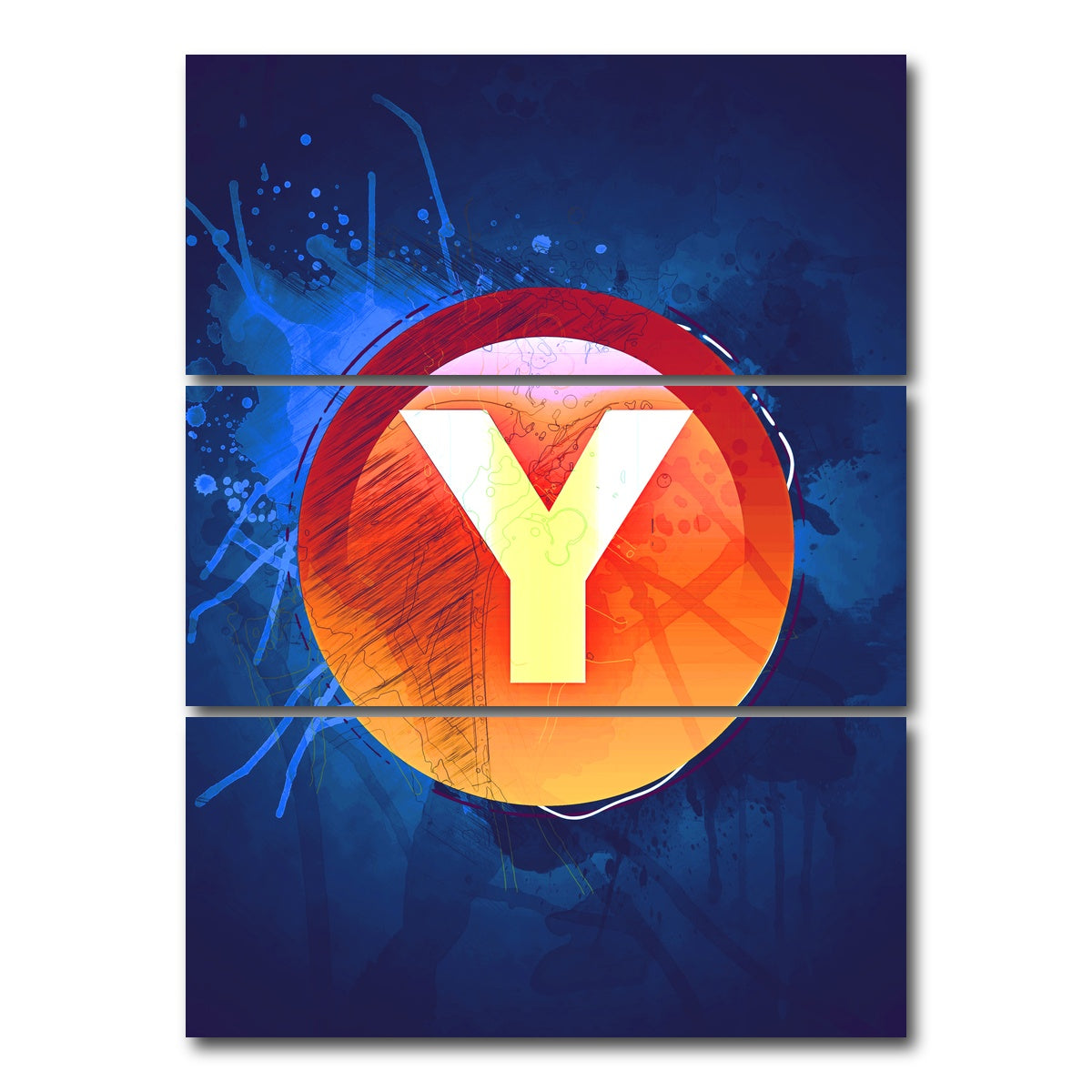 AUTO-MOCKUP WHITE | Xbox Y | 3 Piece | Gallery Wrap Canvas | group=8x18_stacked