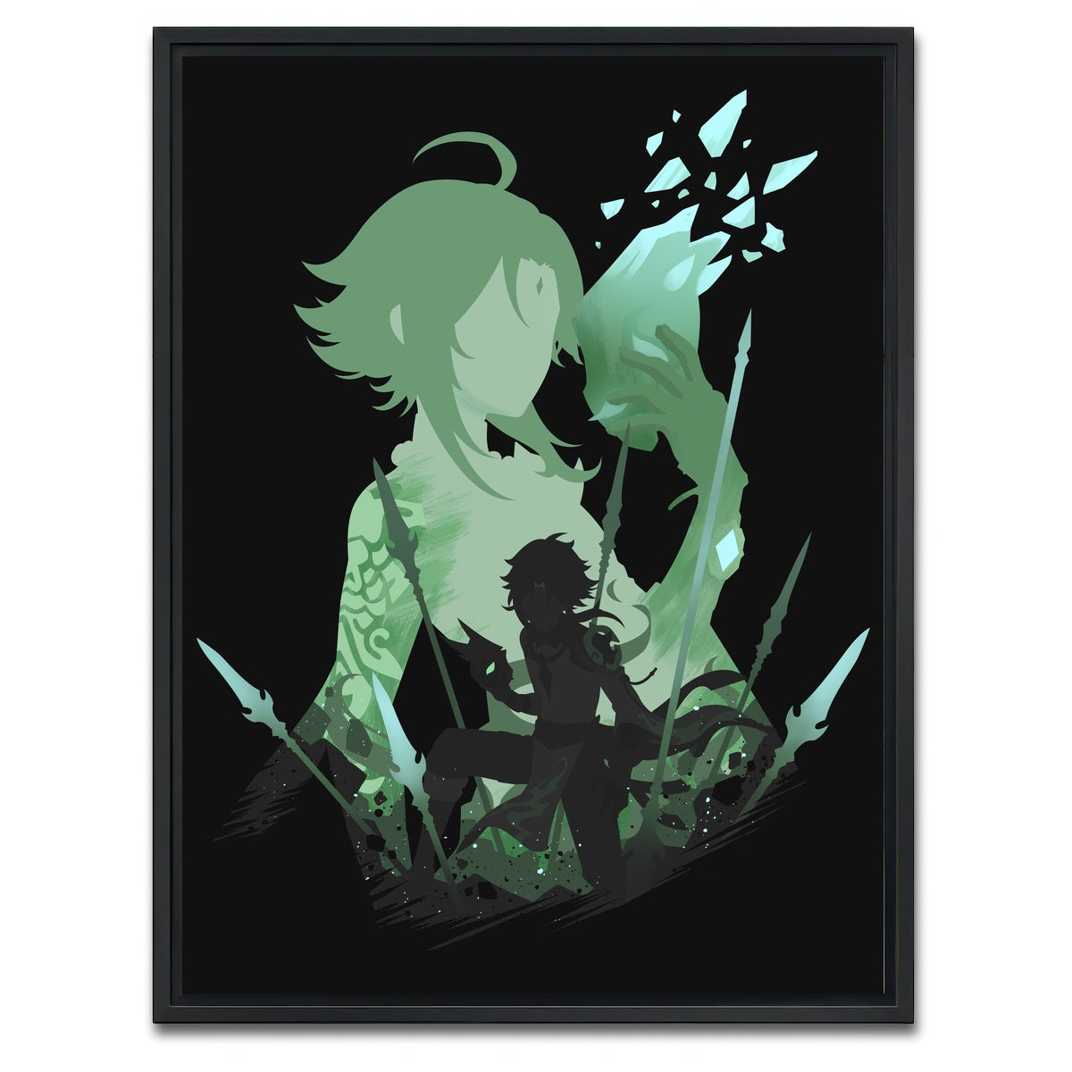 AUTO-MOCKUP WHITE | Xiao | 1 Piece | Black Framed Canvas | group=3x4