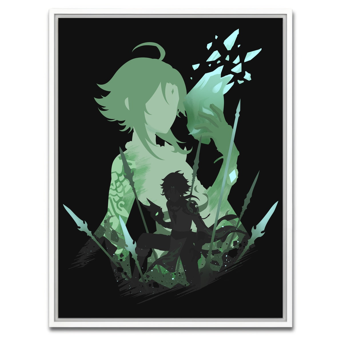 AUTO-MOCKUP WHITE | Xiao | 1 Piece | White Framed Canvas | group=3x4