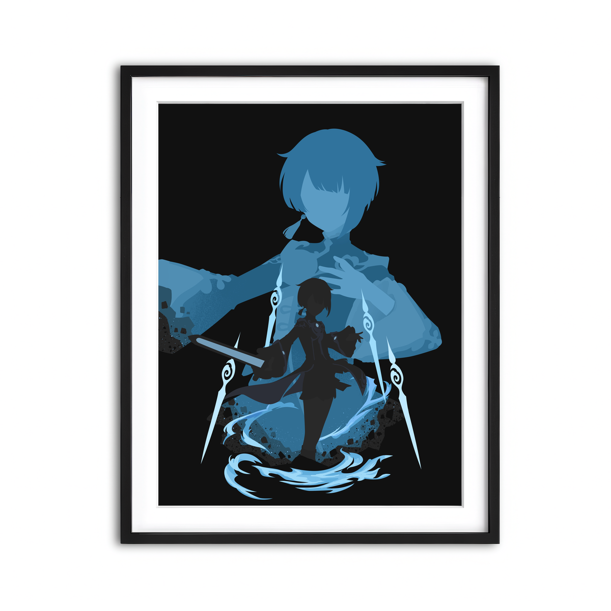 Framed Print 3x4 Black