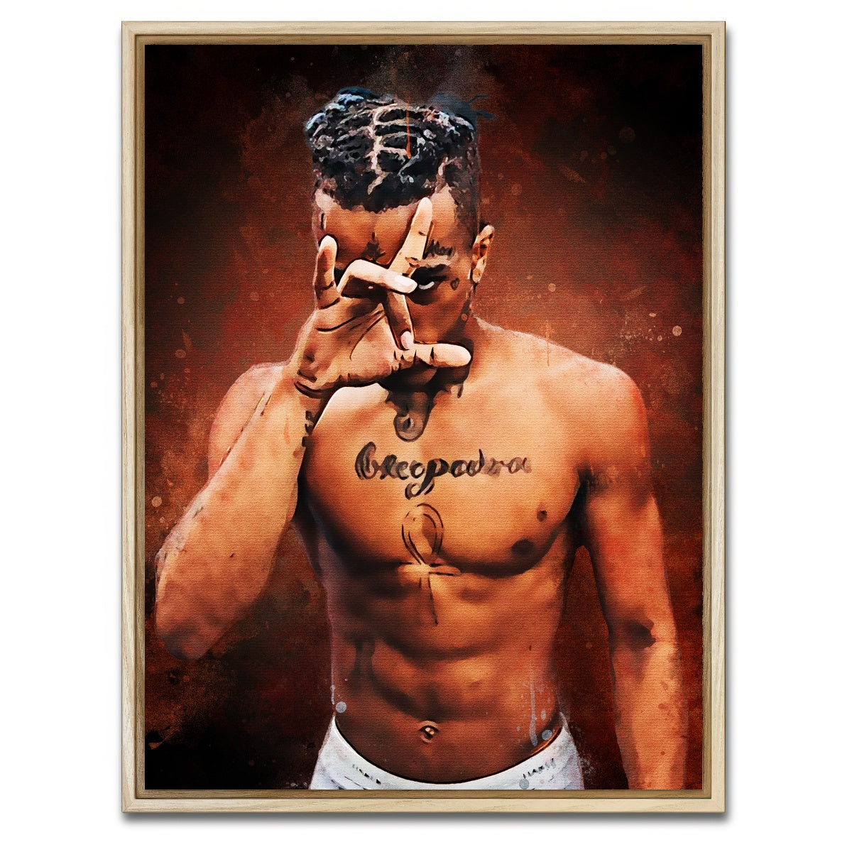 AUTO-MOCKUP WHITE | Xxx Tetancion | 1 Piece | Natural Framed Canvas | group=3x4