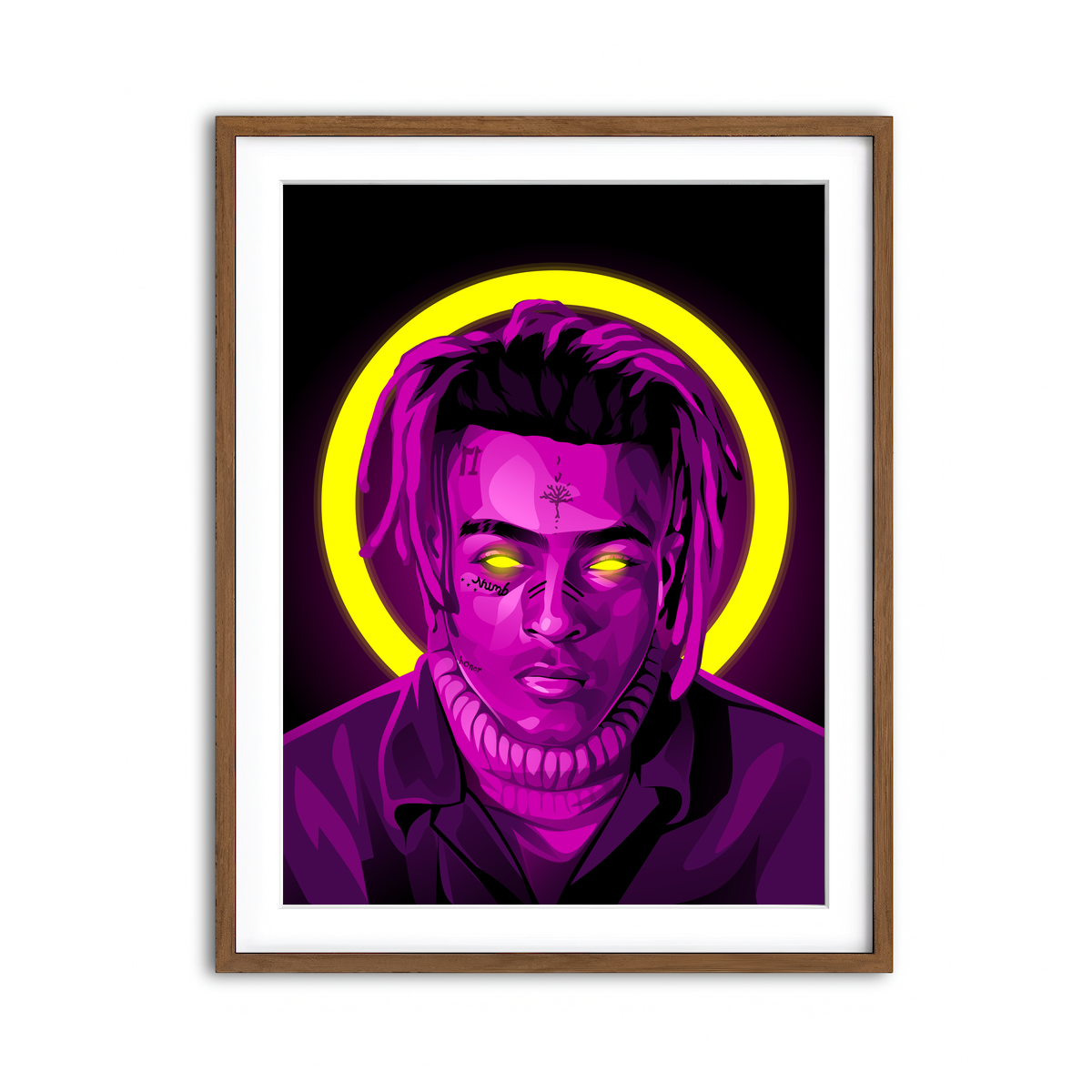 Framed Print 3x4 Walnut