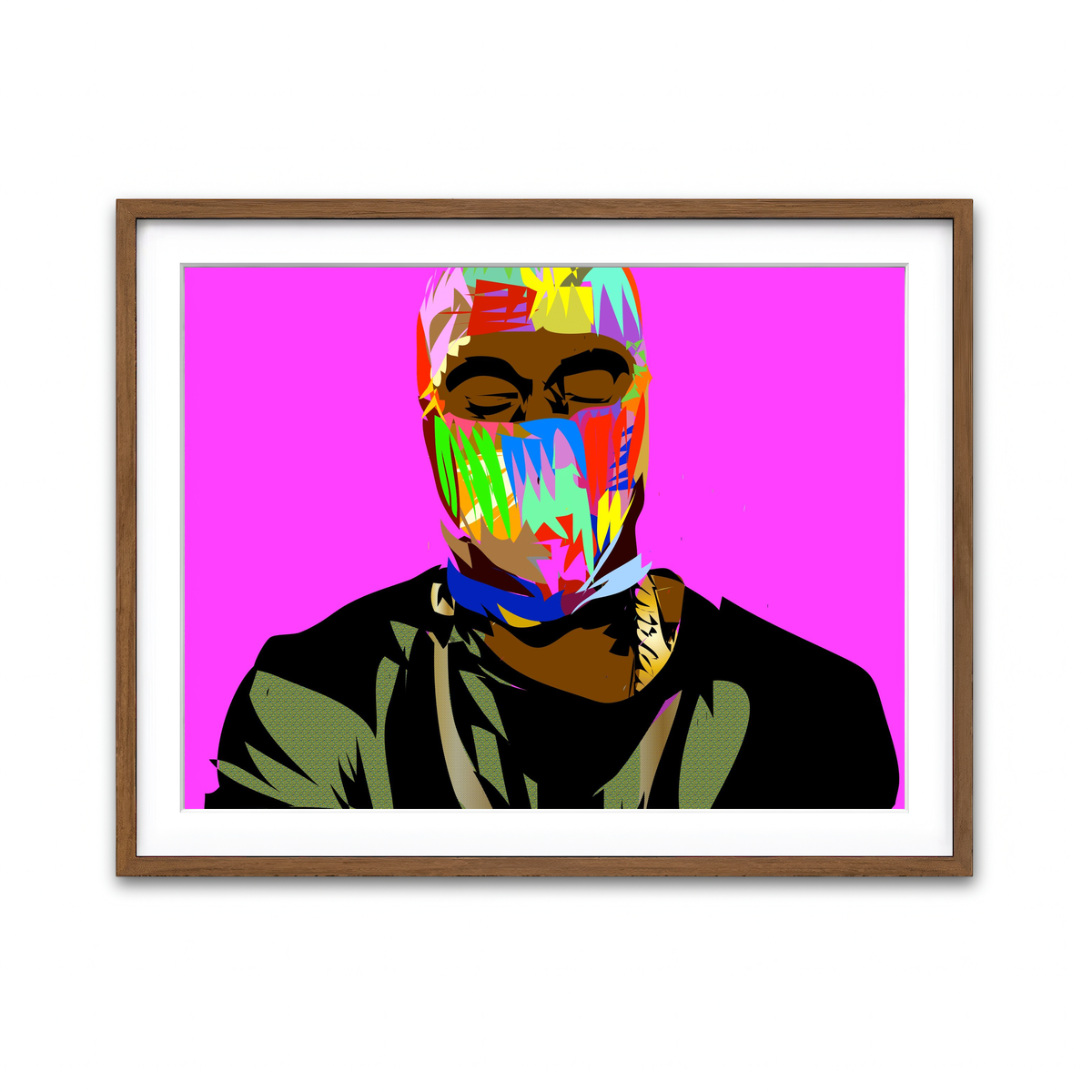 Framed Print 4x3 Walnut