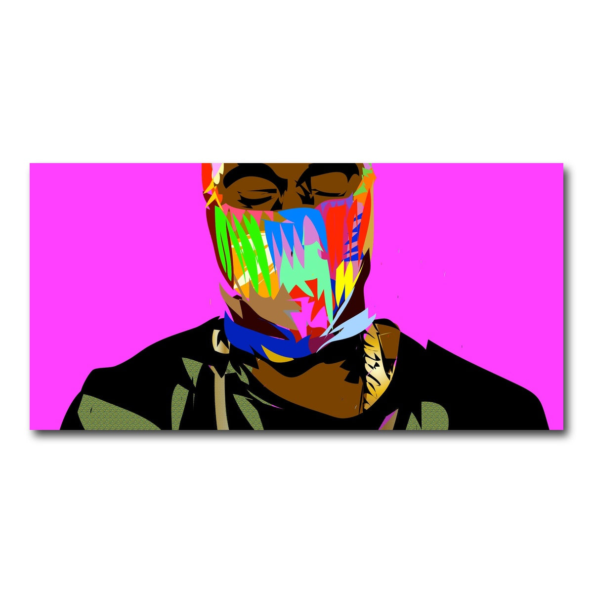 AUTO-MOCKUP WHITE | YAY MASK | 1 Piece | Gallery Wrap Canvas | group=2x1