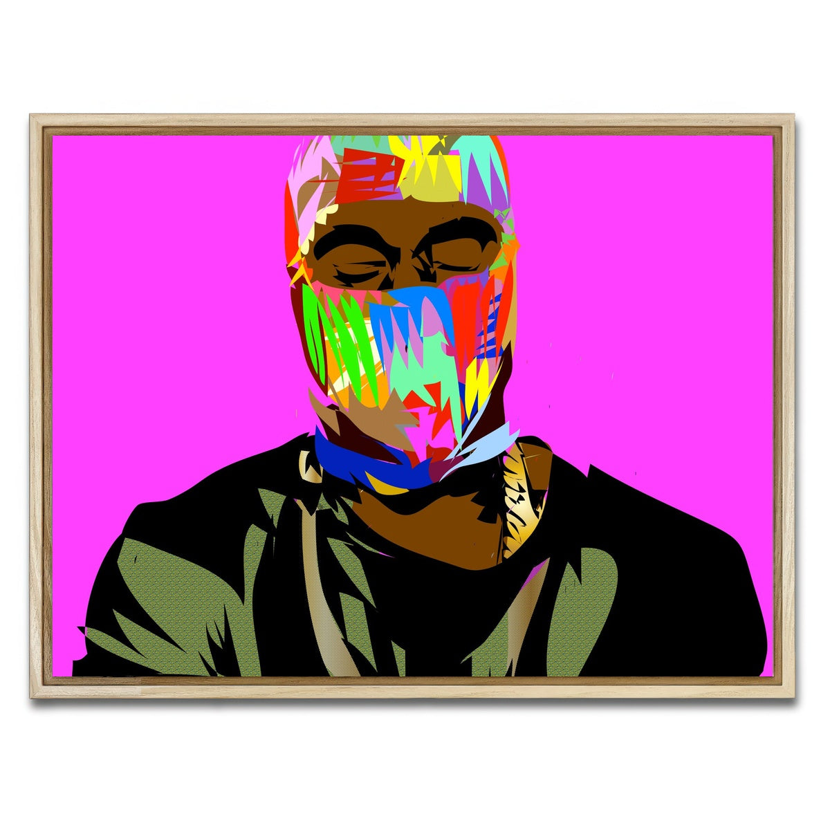 AUTO-MOCKUP WHITE | YAY MASK | 1 Piece | Natural Framed Canvas | group=4x3