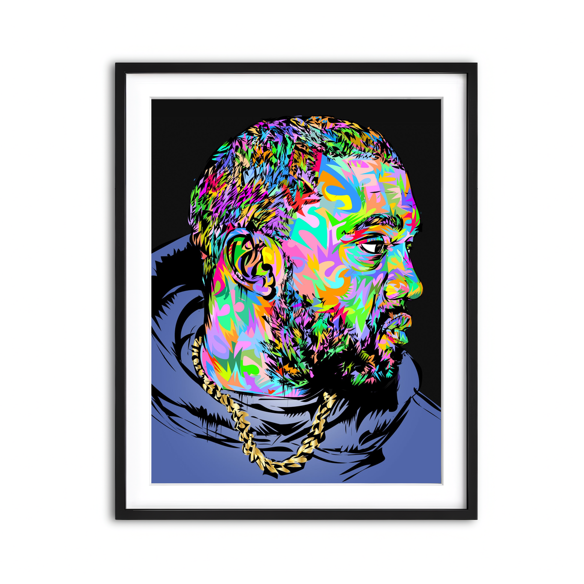 Framed Print 3x4 Black