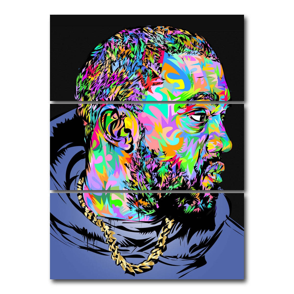 AUTO-MOCKUP WHITE | YE | 3 Piece | Gallery Wrap Canvas | group=8x18_stacked