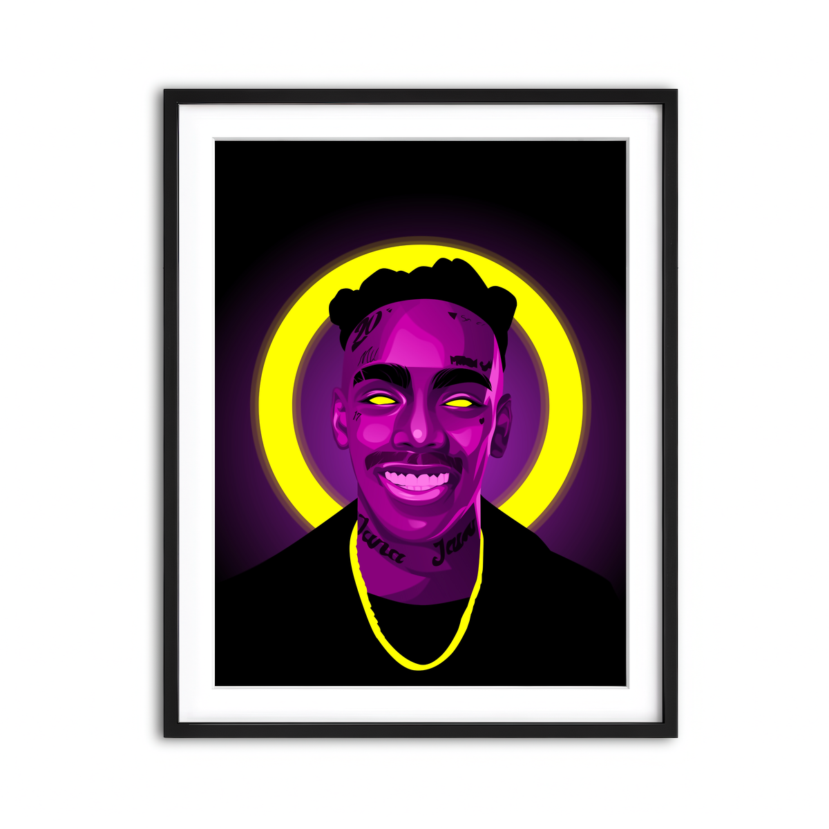 Framed Print 3x4 Black