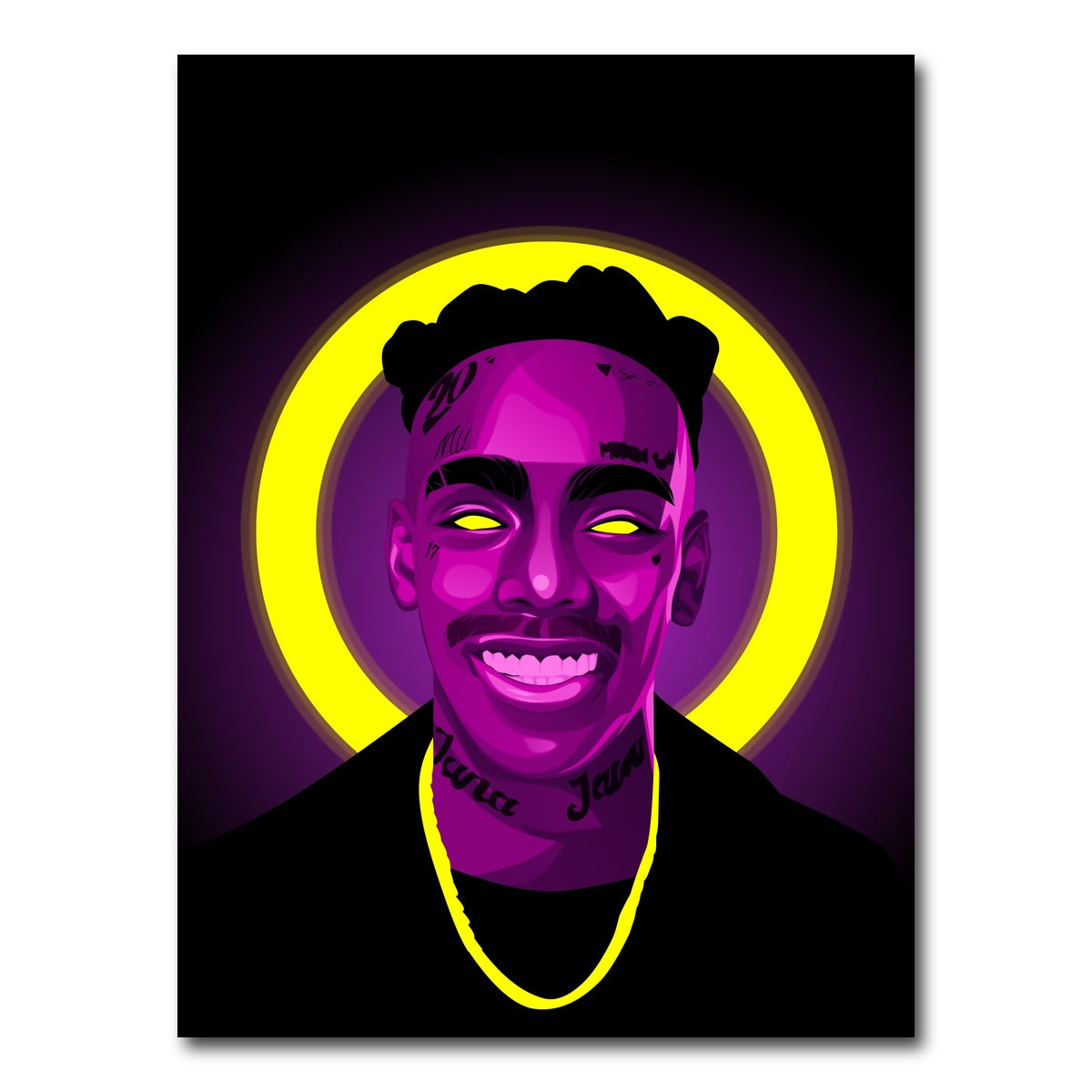 AUTO-MOCKUP WHITE | YNW Melly | 1 Piece | Gallery Wrap Canvas | group=3x4