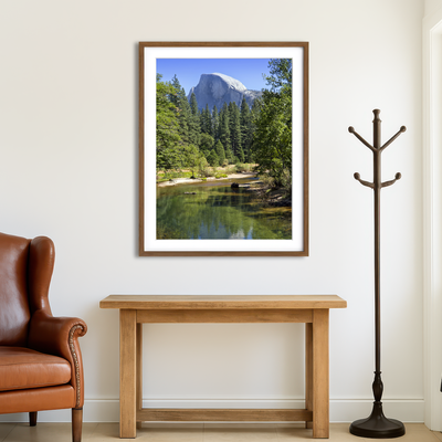 AUTO-MOCKUP ROOM | YOSEMITE VALLEY Half Dome & River of Mercy Wall Art