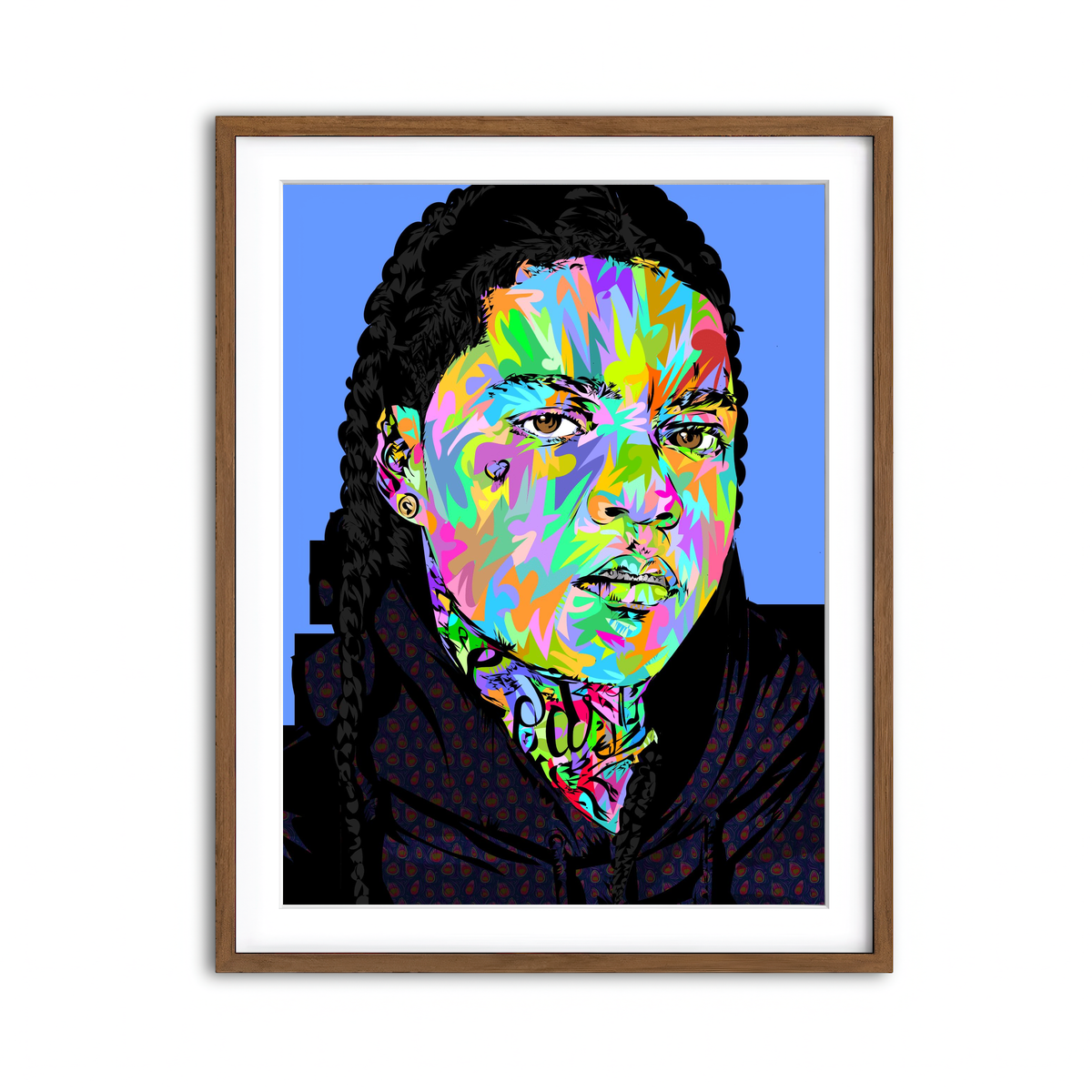 Framed Print 3x4 Walnut