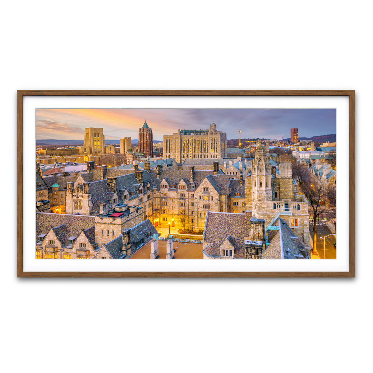 Framed Print 2x1 Walnut