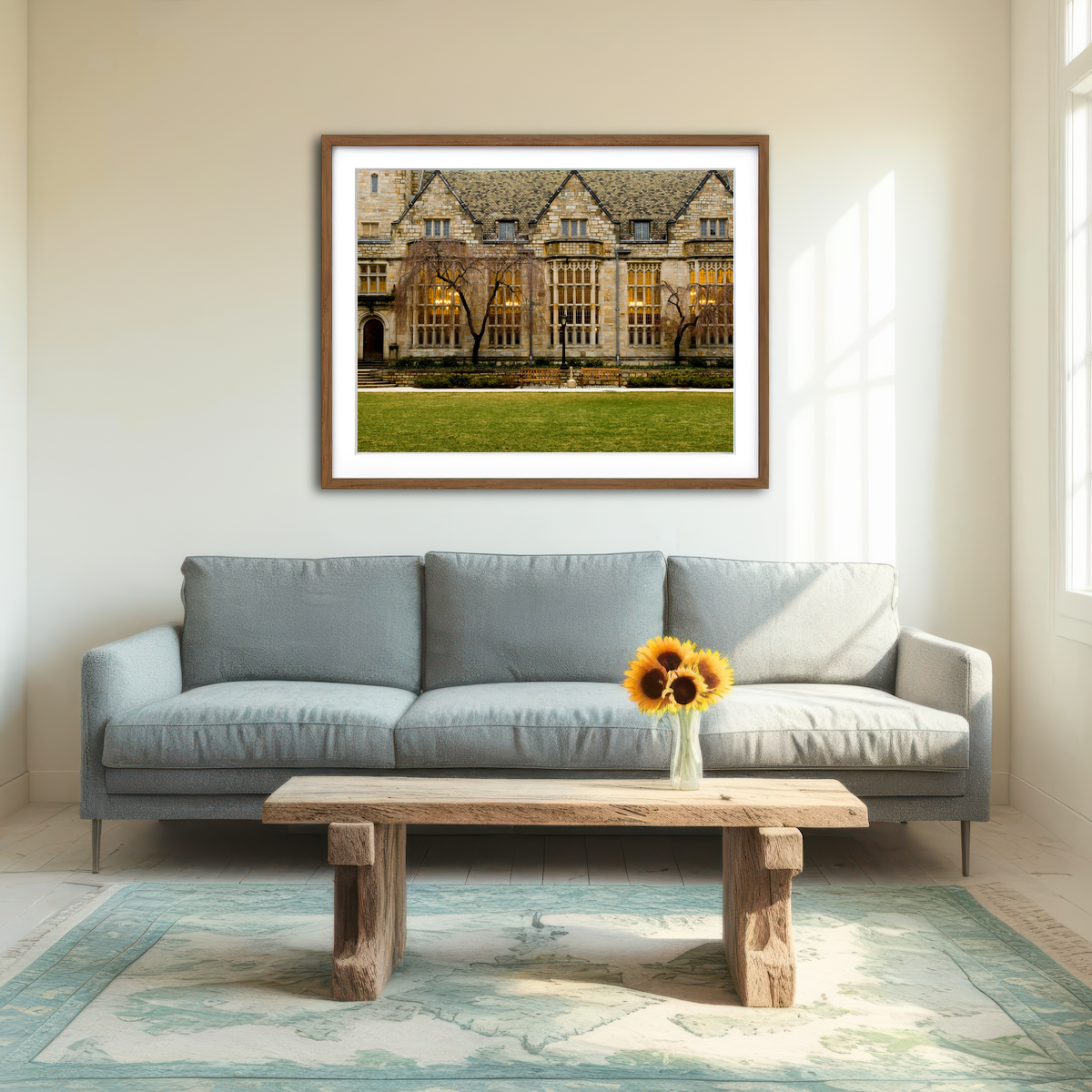 AUTO-MOCKUP ROOM | Yale University Wall Art