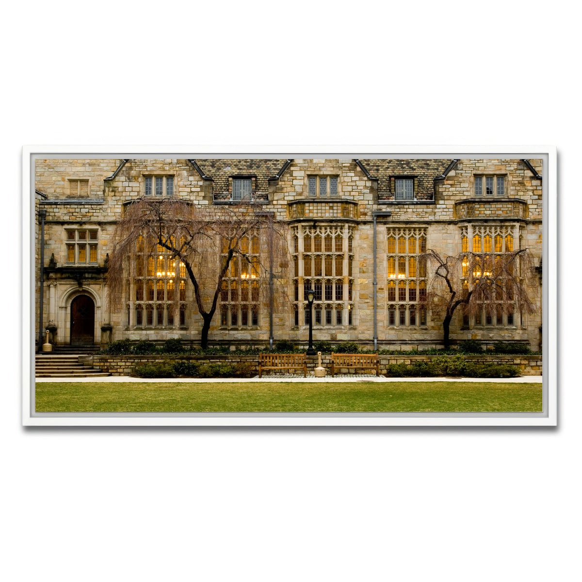 AUTO-MOCKUP WHITE | Yale University | 1 Piece | White Framed Canvas | group=2x1