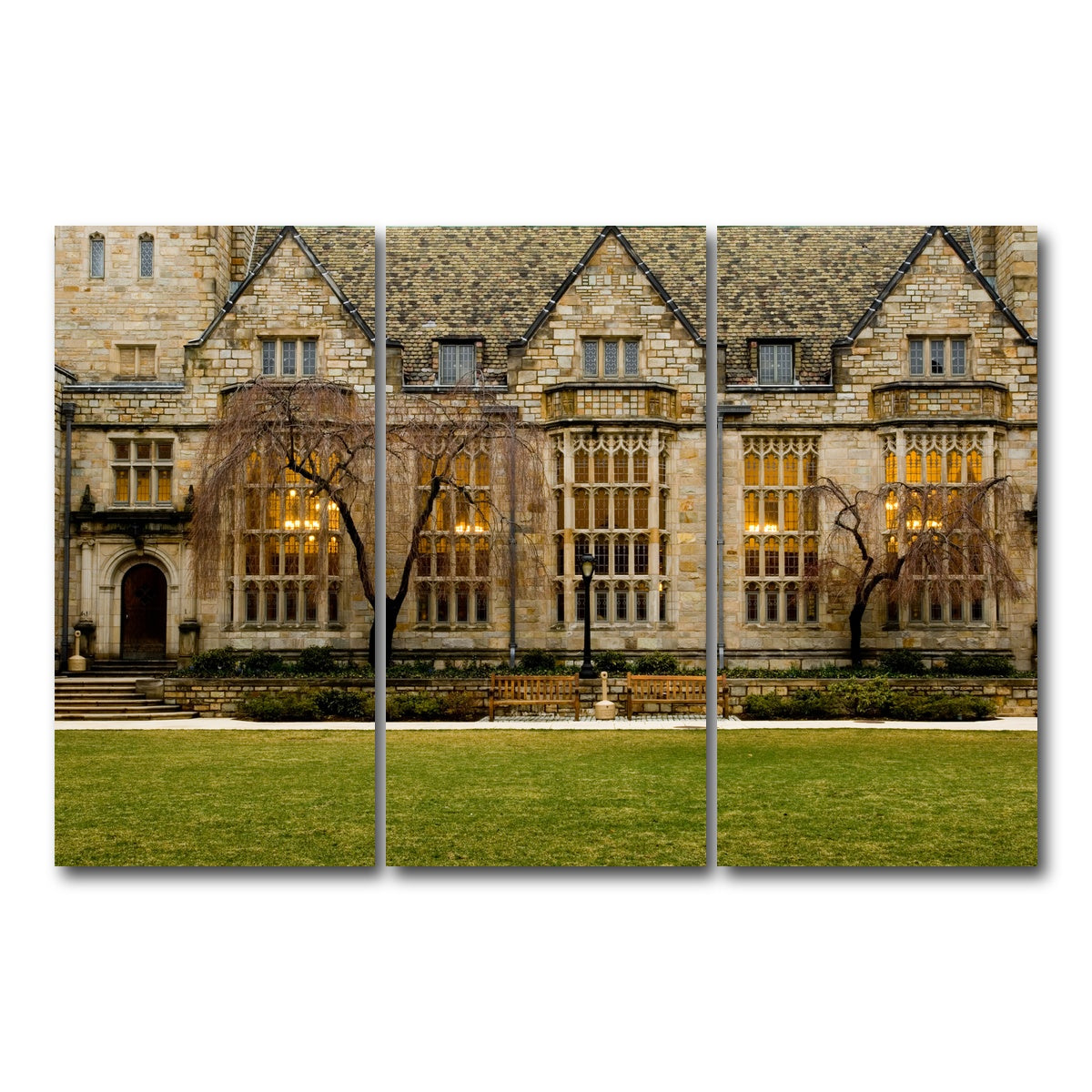 AUTO-MOCKUP WHITE | Yale University | 3 Piece | Gallery Wrap Canvas | group=12x24