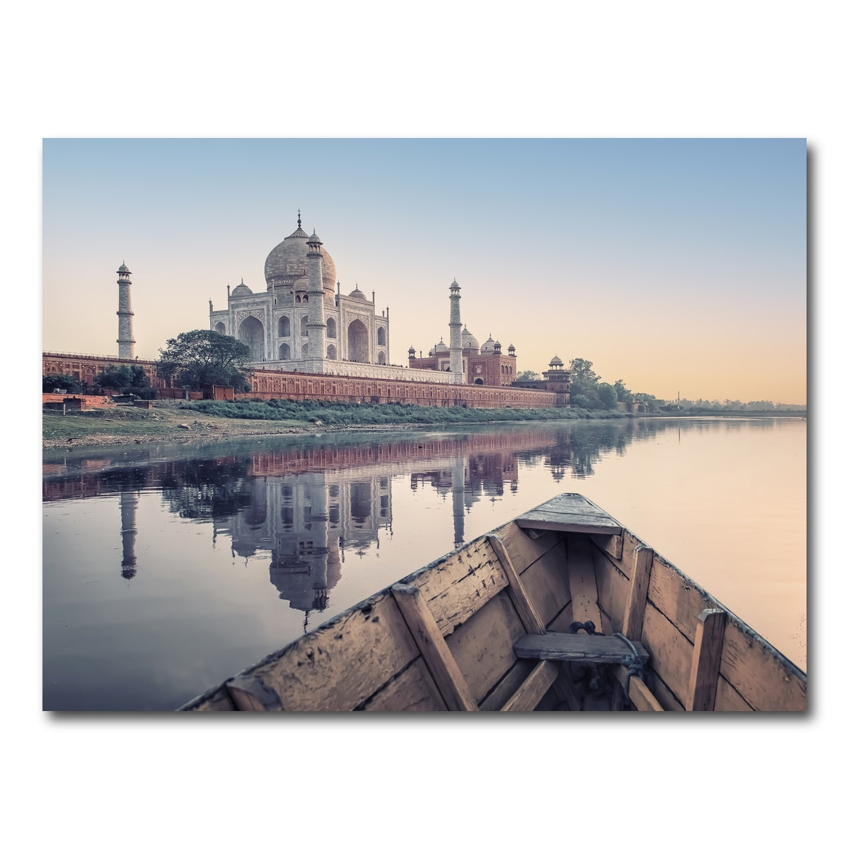 AUTO-MOCKUP WHITE | Yamuna River | 1 Piece | Gallery Wrap Canvas | group=4x3
