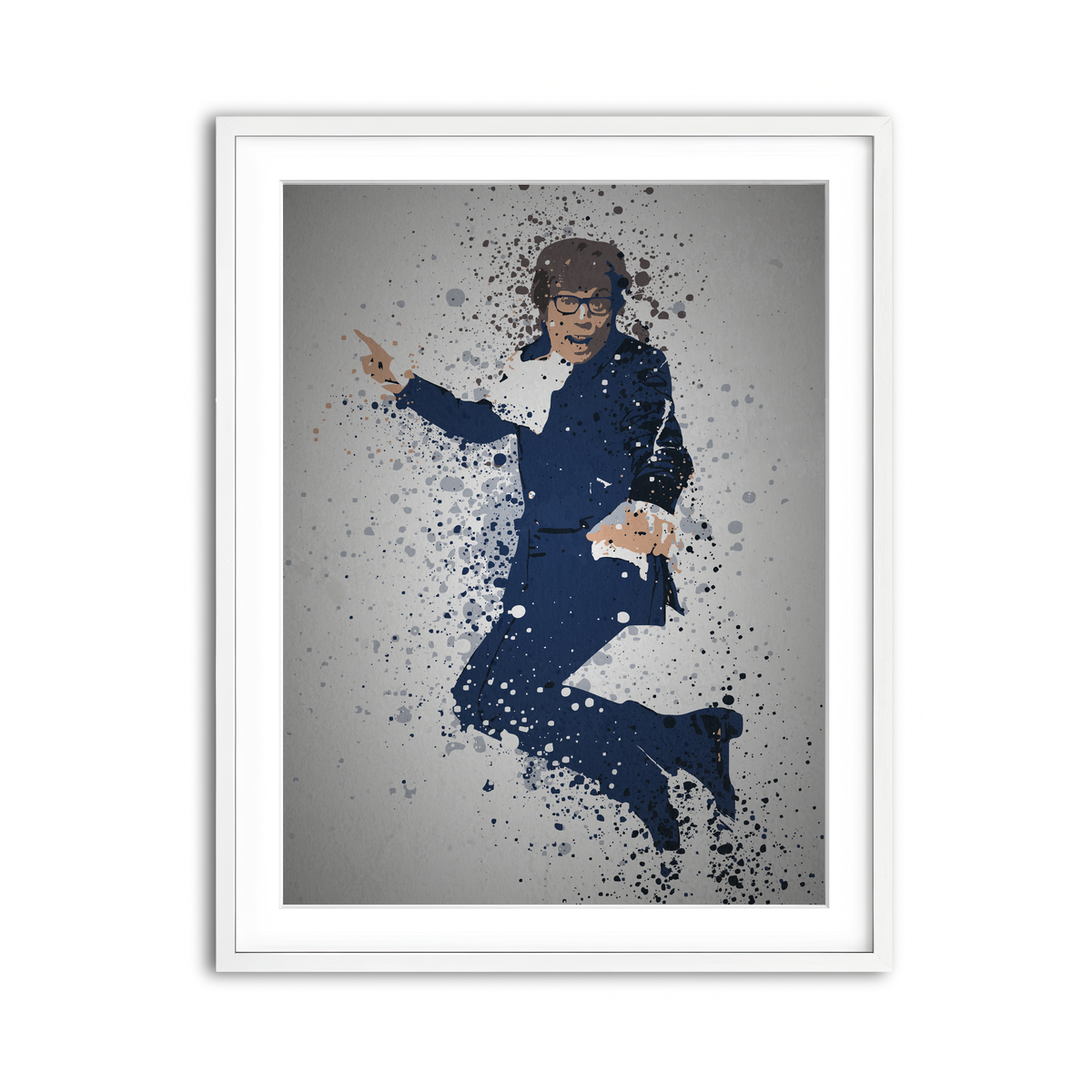 Framed Print 3x4 White