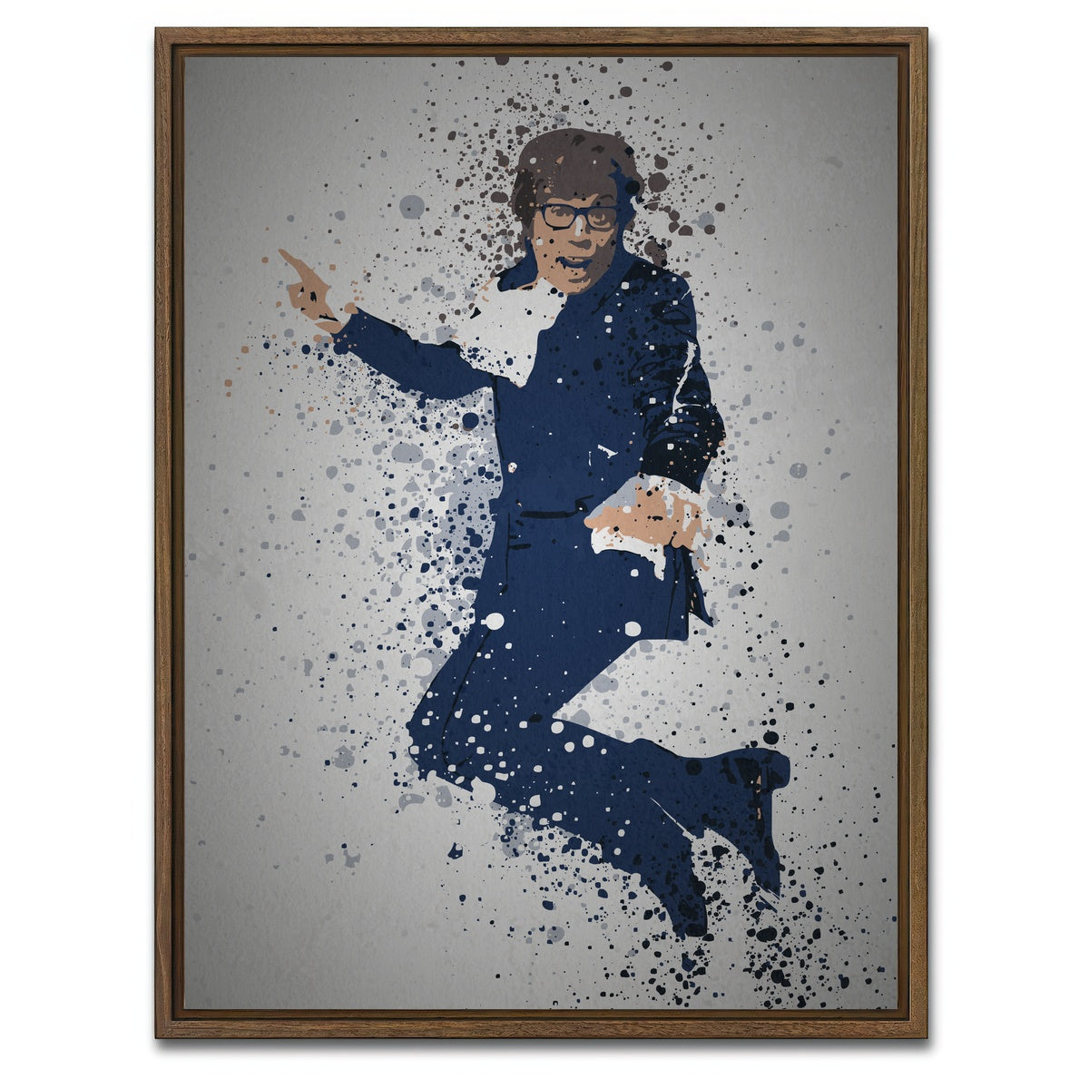 AUTO-MOCKUP WHITE | Yeah Baby | 1 Piece | Walnut Framed Canvas | group=3x4