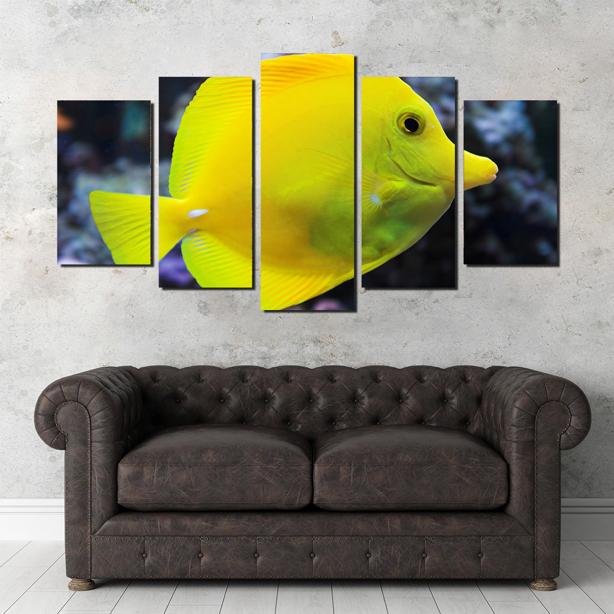 Yellow Tang Wall Art