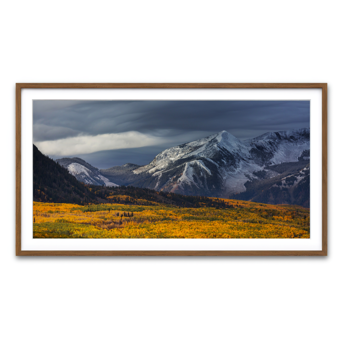 Framed Print 2x1 Walnut