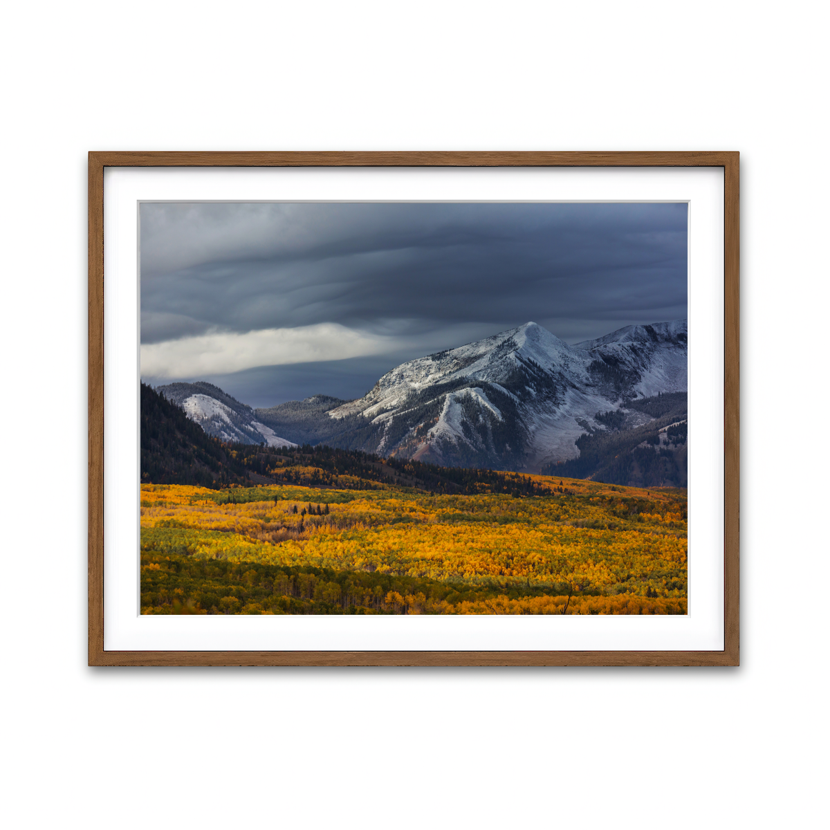 Framed Print 4x3 Walnut