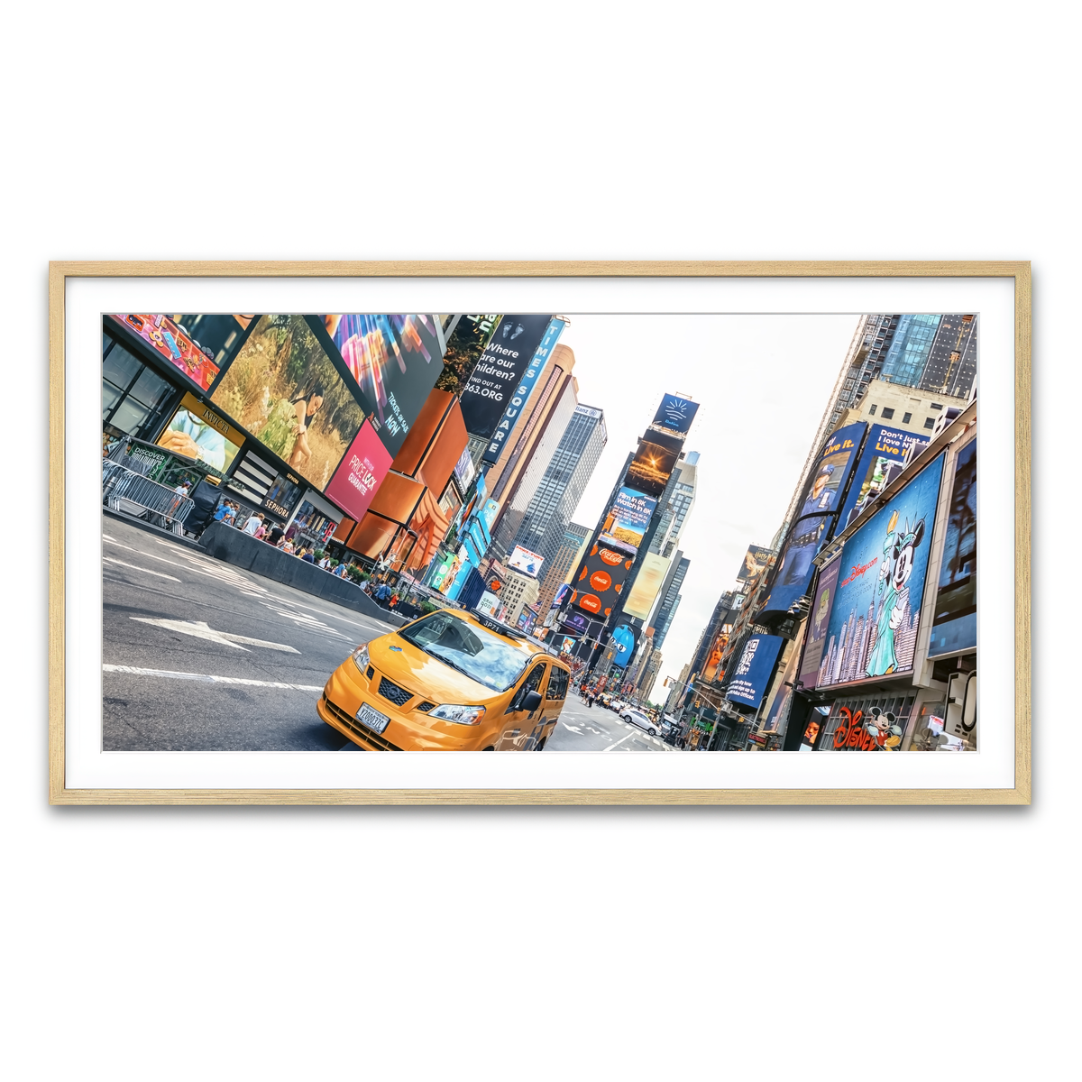 Framed Print 2x1 Natural