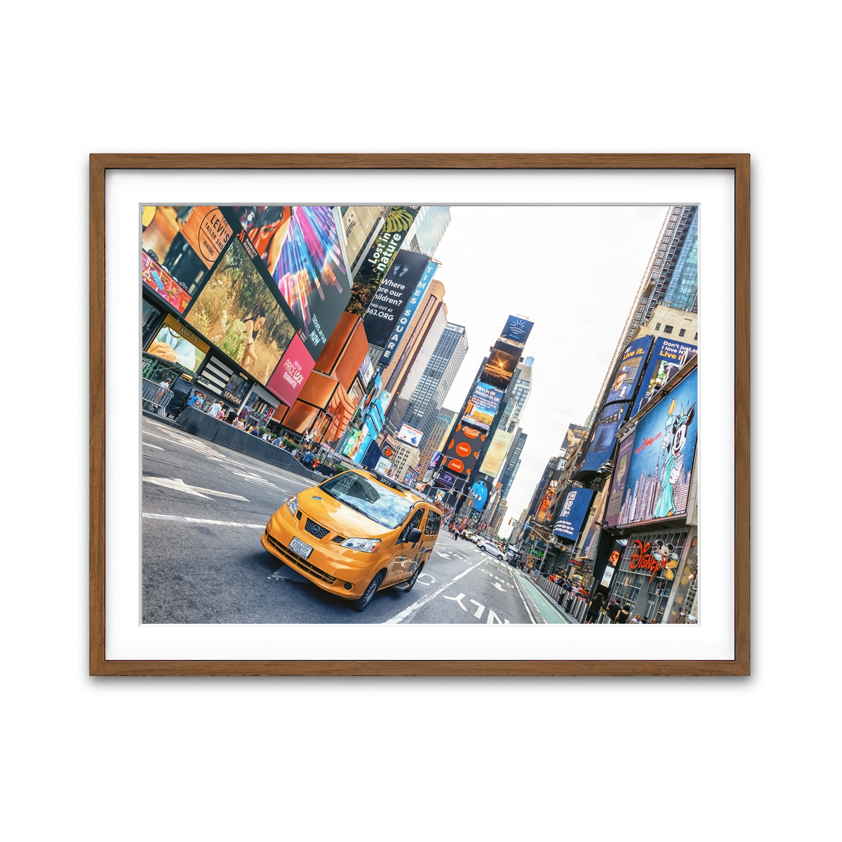 Framed Print 4x3 Walnut