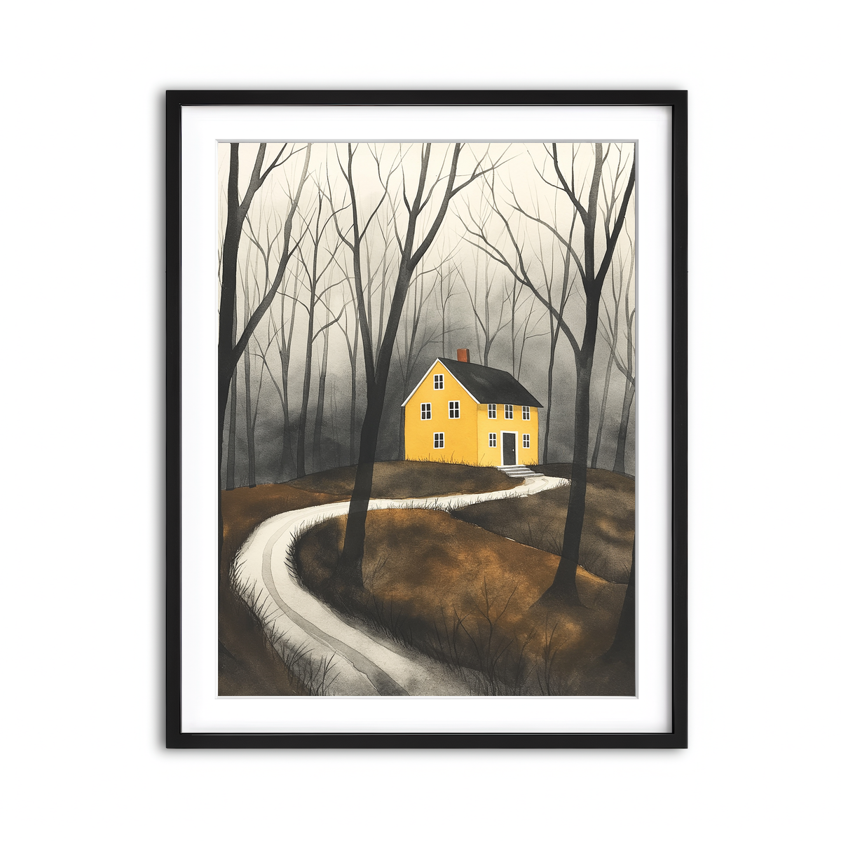 Framed Print 3x4 Black