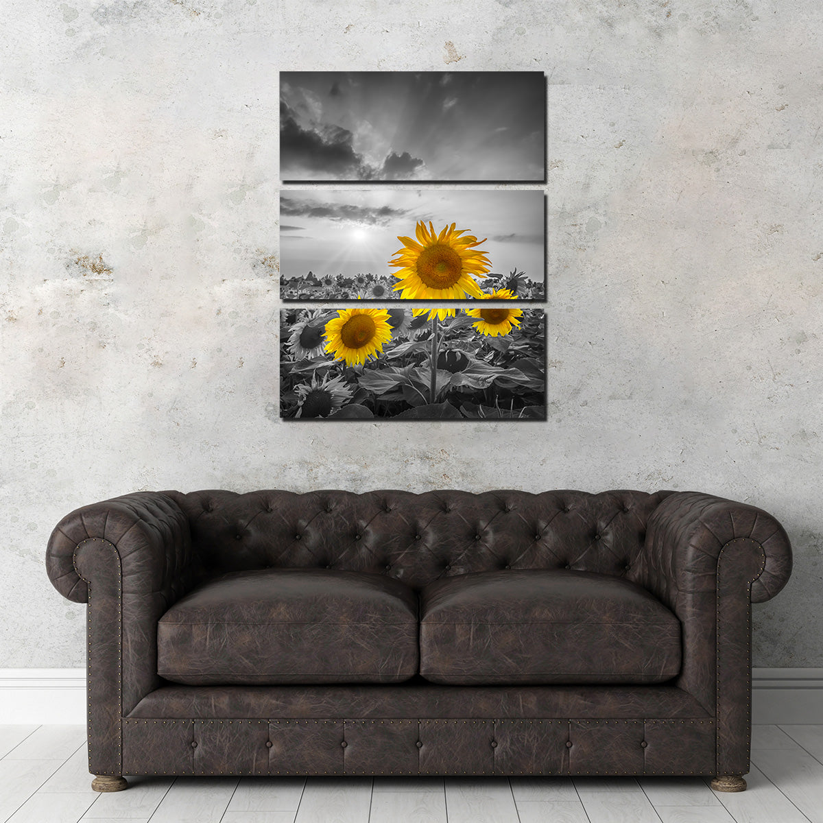 Yellow Pop Sunflowers Wall Art