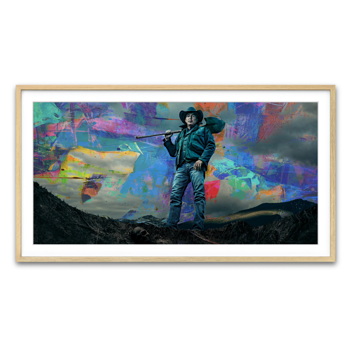 Framed Print 2x1 Natural