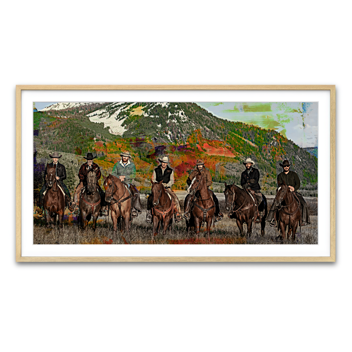 Framed Print 2x1 Natural