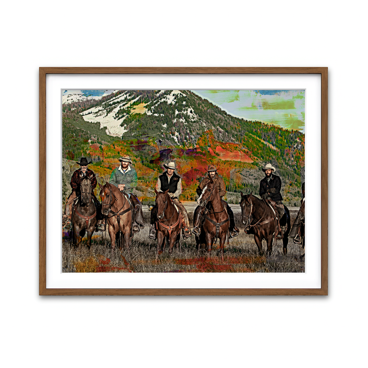 Framed Print 4x3 Walnut