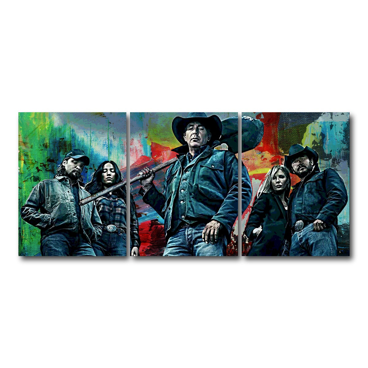 AUTO-MOCKUP WHITE | Yellowstone | 3 Piece | Gallery Wrap Canvas | group=18x24