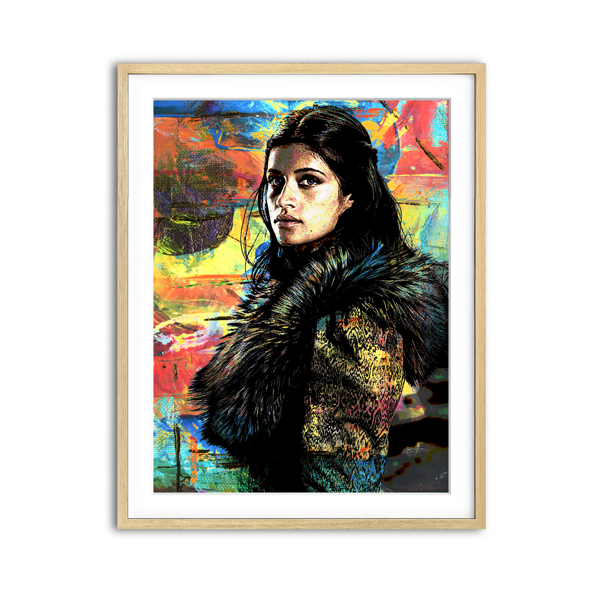 Framed Print 3x4 Natural