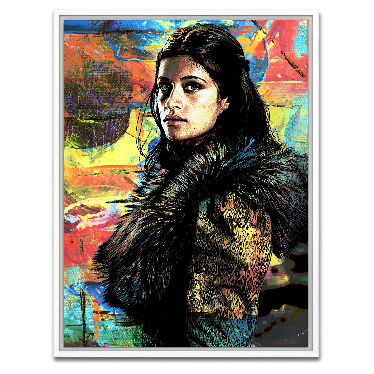AUTO-MOCKUP WHITE | Yennefer | 1 Piece | White Framed Canvas | group=3x4