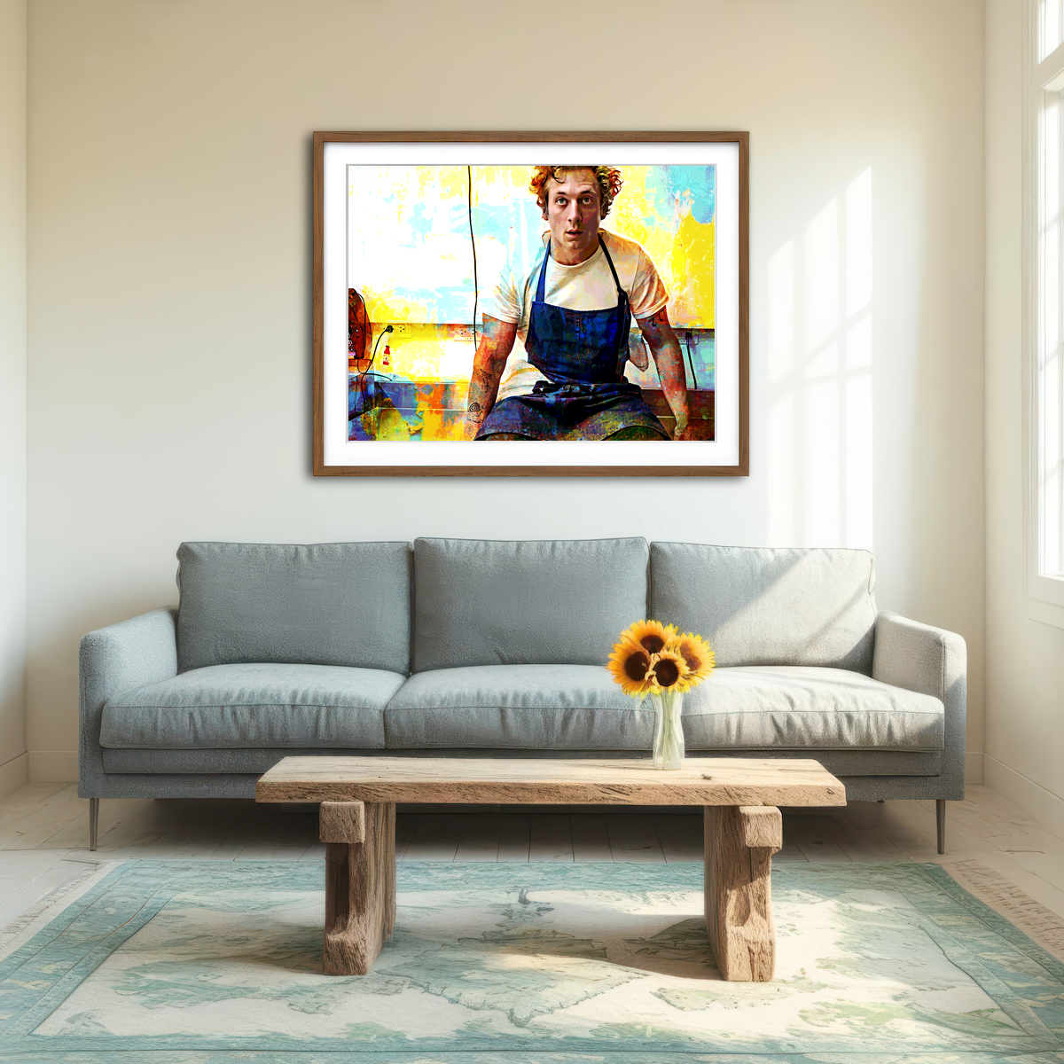 AUTO-MOCKUP ROOM | Yes Chef Wall Art