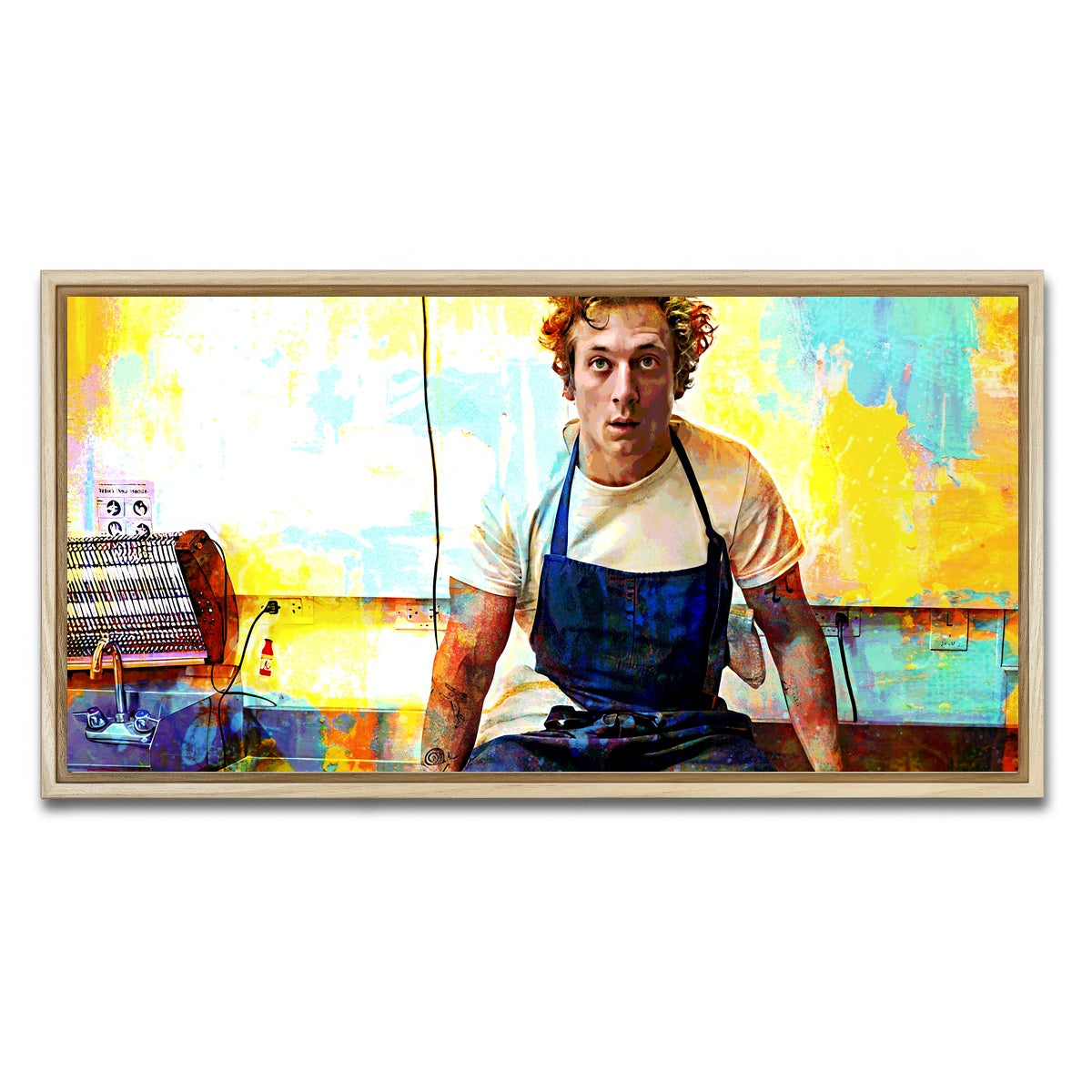 AUTO-MOCKUP WHITE | Yes Chef | 1 Piece | Natural Framed Canvas | group=2x1