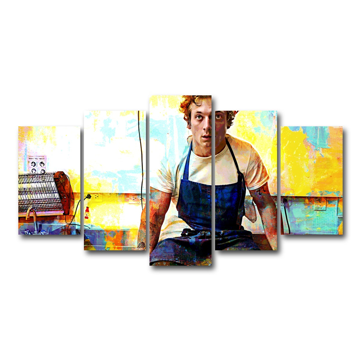 AUTO-MOCKUP WHITE | Yes Chef | 5 Piece | Gallery Wrap Canvas | group=5_normal