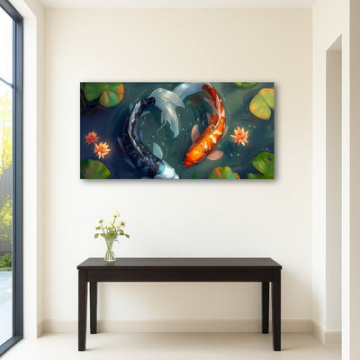 AUTO-MOCKUP ROOM | Yin and Yang Koi Fish