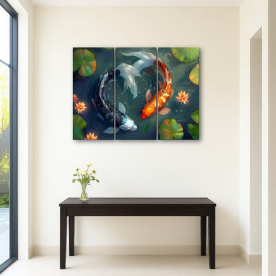 AUTO-MOCKUP ROOM | Yin and Yang Koi Fish