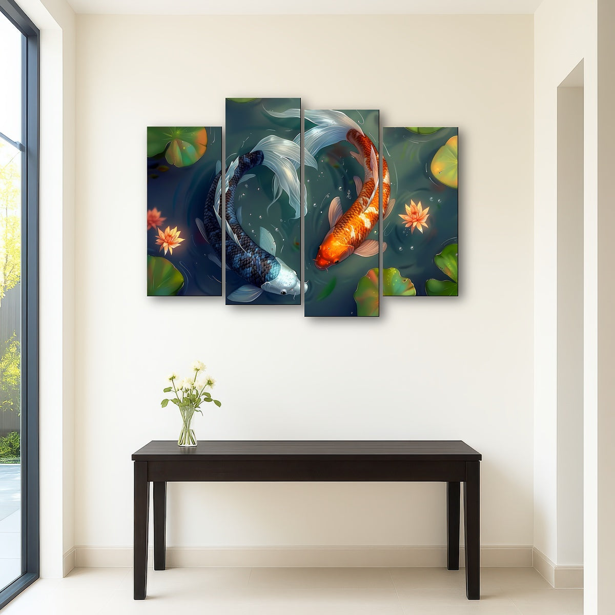 AUTO-MOCKUP ROOM | Yin and Yang Koi Fish