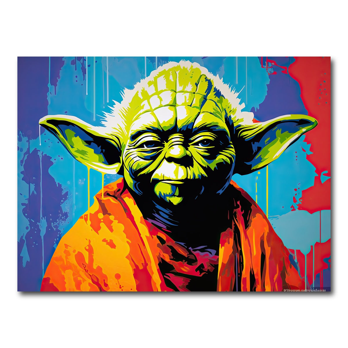AUTO-MOCKUP WHITE | Yoda | 1 Piece | Gallery Wrap Canvas | group=4x3