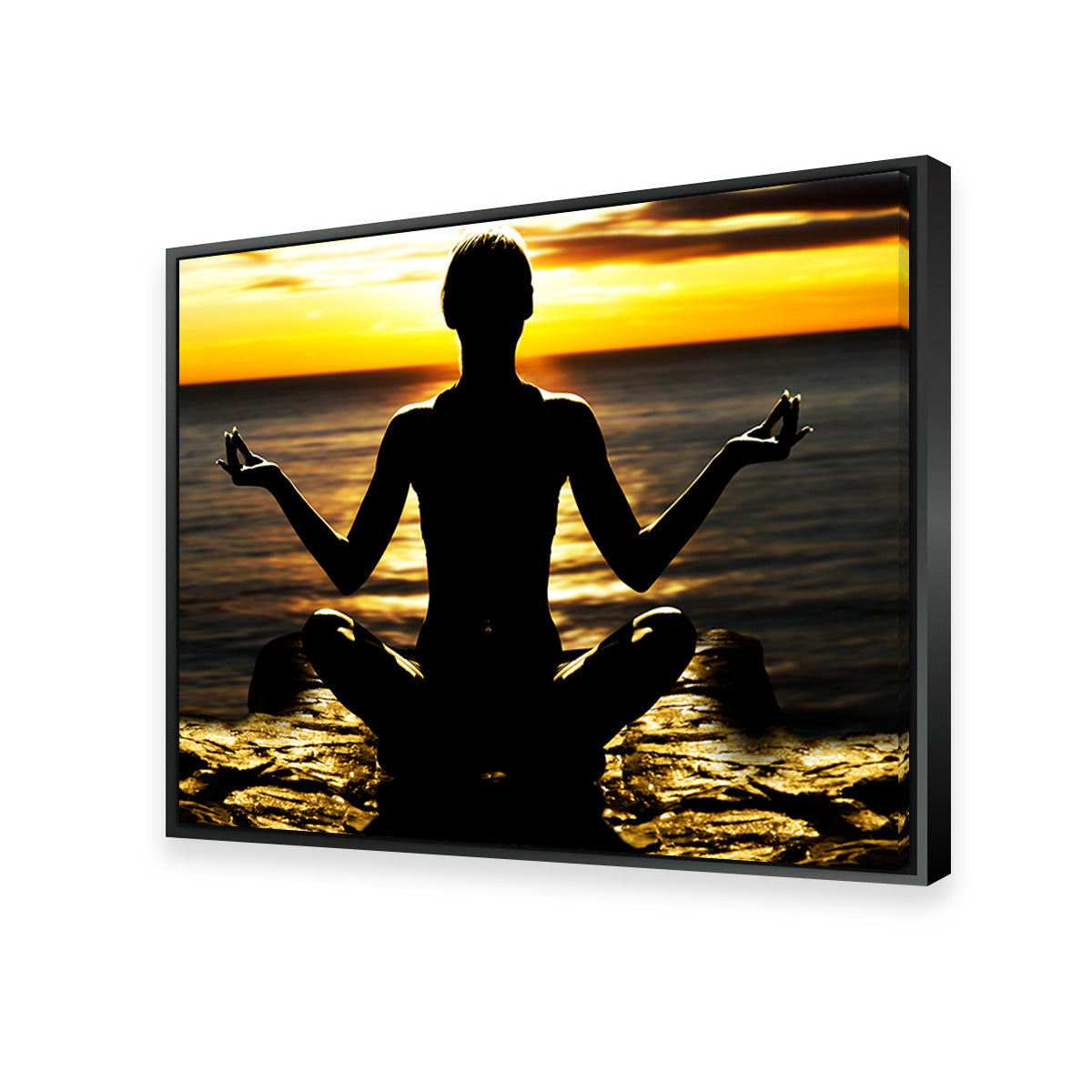 Yoga Silhouette Wall Art