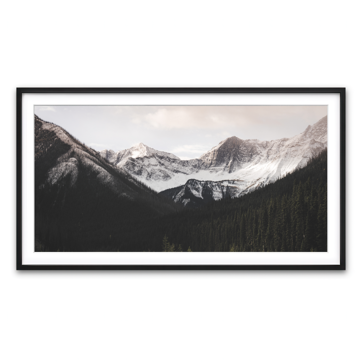 Framed Print 2x1 Black
