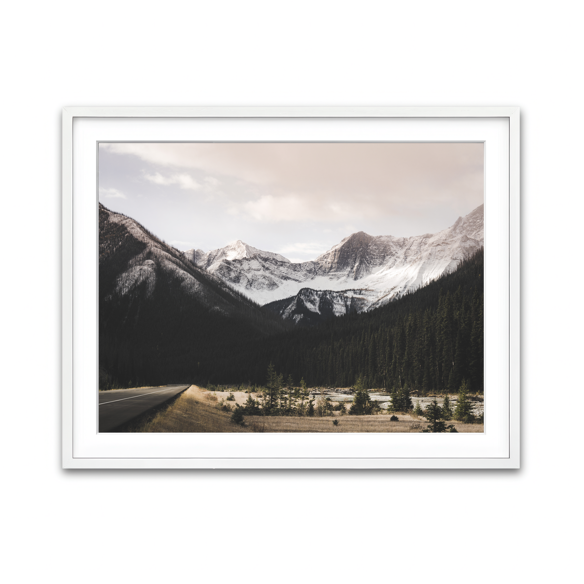 Framed Print 4x3 White